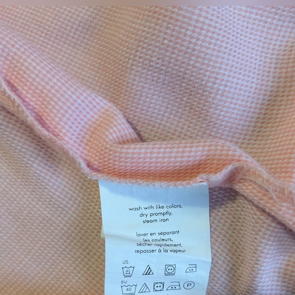 Van Heusen Originals Men's Shirt. Long Sleeve,Reg. fit. Orange.16-16.5. 32-33 LG - Picture 6 of 9